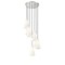Z-Lite Farrell 7 Light Chandelier, 18in. W x 13.75in. H, Brushed Nickel 3043P7-7R-BN - alternate 2